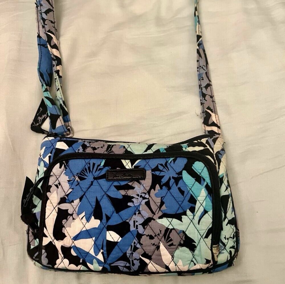 Vera Bradley Little Crossbody Bag in Camofloral Pattern